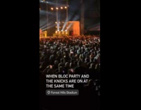 Man in concert watch knicks basketball game