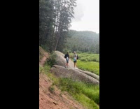 Guys shakes hands and echo sounded loudly 