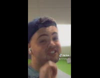 Blue hat backwards guy airpods lego collection 