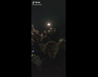 People on yacht boat watch firework show 