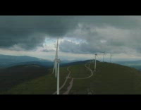 Drone video of the Pinwheels at the hills