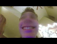 Guy test put face near doorbell camera 