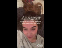 Collab BitchIG2 - Girls relationship becomes bonus quiz question 