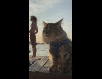 Guy does backflip confuses brown cat lake