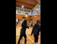 Teen missed basketball shot while filming video