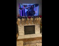 Little girl crying broken TV elf on shelf