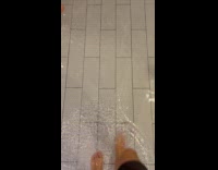 Collab WINY - Guy walks barefoot inside apartment flooded with water part 1