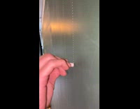 Person Draws Straight Dotted Line Slow Motion