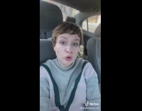 Girl in car all of your friends rotting brain with social media