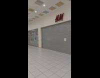 Businesses and stores closed in russian mall