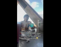 Woman fails to scream on cue