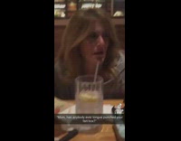 Girl asked her mom question about being tongue punched