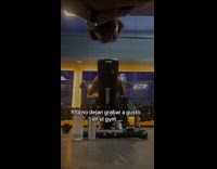 Collab ClipsIG - Another man works out while recording routine