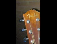 Spider spin web on top of guitar