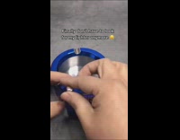 Collab BitchIG2 - Blue ring ashtray lighter