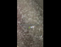 Freshman students vape in bathroom