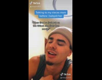 Guy rap music video tablet niece bed 