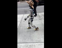 Robot cowboy hat laugh omg