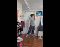 Collab ClipsIG - Woman on sofa complains while friend dance