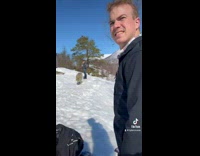 Collab BitchMP - Man petting a wolf 