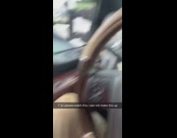 Collab BitchMP - White truck train crossing breaks mirror