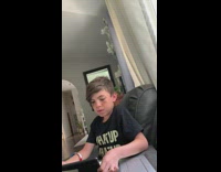 Son reacts to being enrolled in summer school 