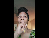 Collab ClipsIG - Lady gets excited about new dress