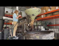 Showcase of the First coffee roaster in the world