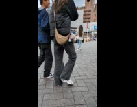 Collab IITW - Two men tiktok dance near street canal