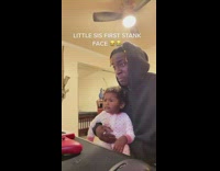 Kid Smiles After Man Play his Music