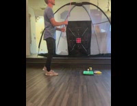 Collab Sarcastic - In house golf swing fail