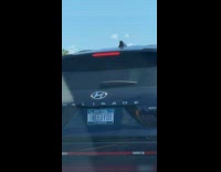 Collab WINY - I NEED YOU license plate Palisade black SUV