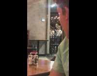 4 teen girls tik tok dance in restaurant