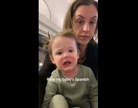 Baby wants to learn Spanish
