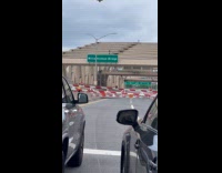 Motorists on highway waiting bridge to be fixed 