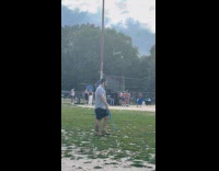 Collab WINY - Men in blue brief at the park