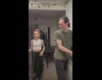 Collab BitchIG2 - Girl walks around naked to see roommates reaction