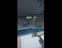 Woman draws on the interior of her car