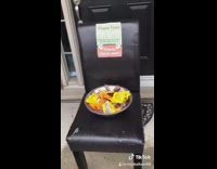 Guy leaves bowl of candy outside kid takes a bunch