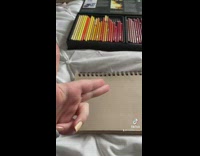 Finger gun eye painting on paper from ipad 