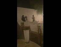 Girl tube top skirt night tables chairs