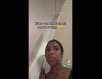 Cat inside of bathroom is asked to kill bug 