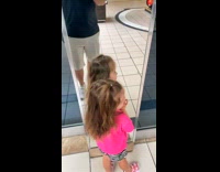 Collab BitchMP - Little girl looking in mirror