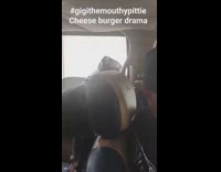 Dog having meltdown thinks cheeseburger got stolen