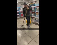 Guy mops to mulan song