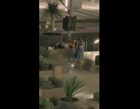 Two women same outfit tiktok dance mall