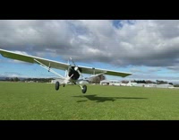 Airplane Low Flyby recorded in slow motion Part 2