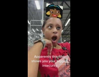 Woman reacts to biggest insecurity filter 