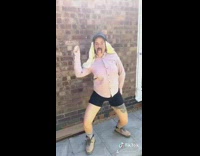 Joe exotic girl dances fake mustache brick 