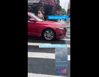 Man in briefs and socks at rain